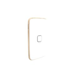 Clipsal Iconic Essence Cover Skin 1 Gang Switch Arctic White | E3041C-AW