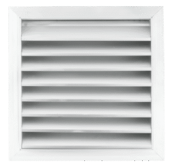 Fantech Trade Aluminium External Fixed Louver Grille With 200mm Spigot | ELDA200