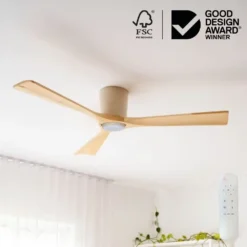 Fanco EarthFirst Gaia DC Ceiling Fan with LED Light & Remote - 54" | KF2211/619A