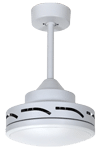 Fantech Trade Atmos DC Ceiling Fan Motor Only c/w Remote Control White | ATMDCMWH