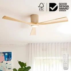 Fanco EarthFirst Gaia DC Ceiling Fan with LED Light & Remote - 48" | KF2201/619A