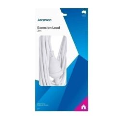 Jackson Extension Lead 3m 10A White | JJL3P