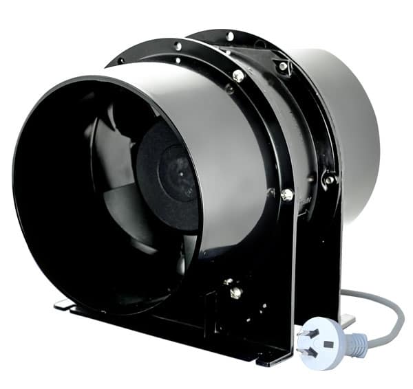 Fantech Trade In-Line Axial Fan 150mm 310m3/hr c/w Flex & Plug IP44 | MTP132