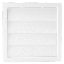 Fantech Trade External Grille Gravity Louvre 100mm White | PGL100