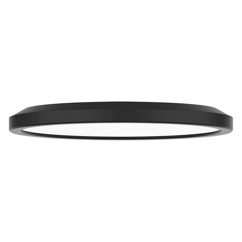 Haneco Puro G4 Slim Dimmable LED Oyster 24W 400mm x 26mm IP54 Tri-Col Black | PUROSL24W-400RBK
