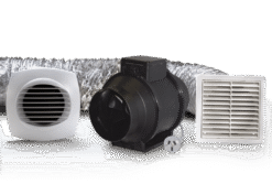Soler & Palau  In-Line Fan Kit 125mm c/w Fan, 6m Duct, Grilles | RILK125