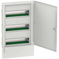 Clipsal Resi MAX Consumer Switchboard 3 Row 36 Modules Flush Mount White Lid | RMXE312F