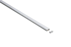Robus LED Strip Aluminium Extrusion, Surface Low Profile 9.6mm x 16mm x 2m | REXS09223