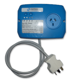 Fantech Run On Timer c/w Plug & Lead Fixed 6 Minutes Run On | VZ6-4PL