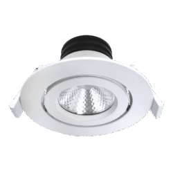 SAL ECOSTAR II 10W LED GIMBAL Downlight 240V Dimmable Tri-Col White | S9146TC2-WH