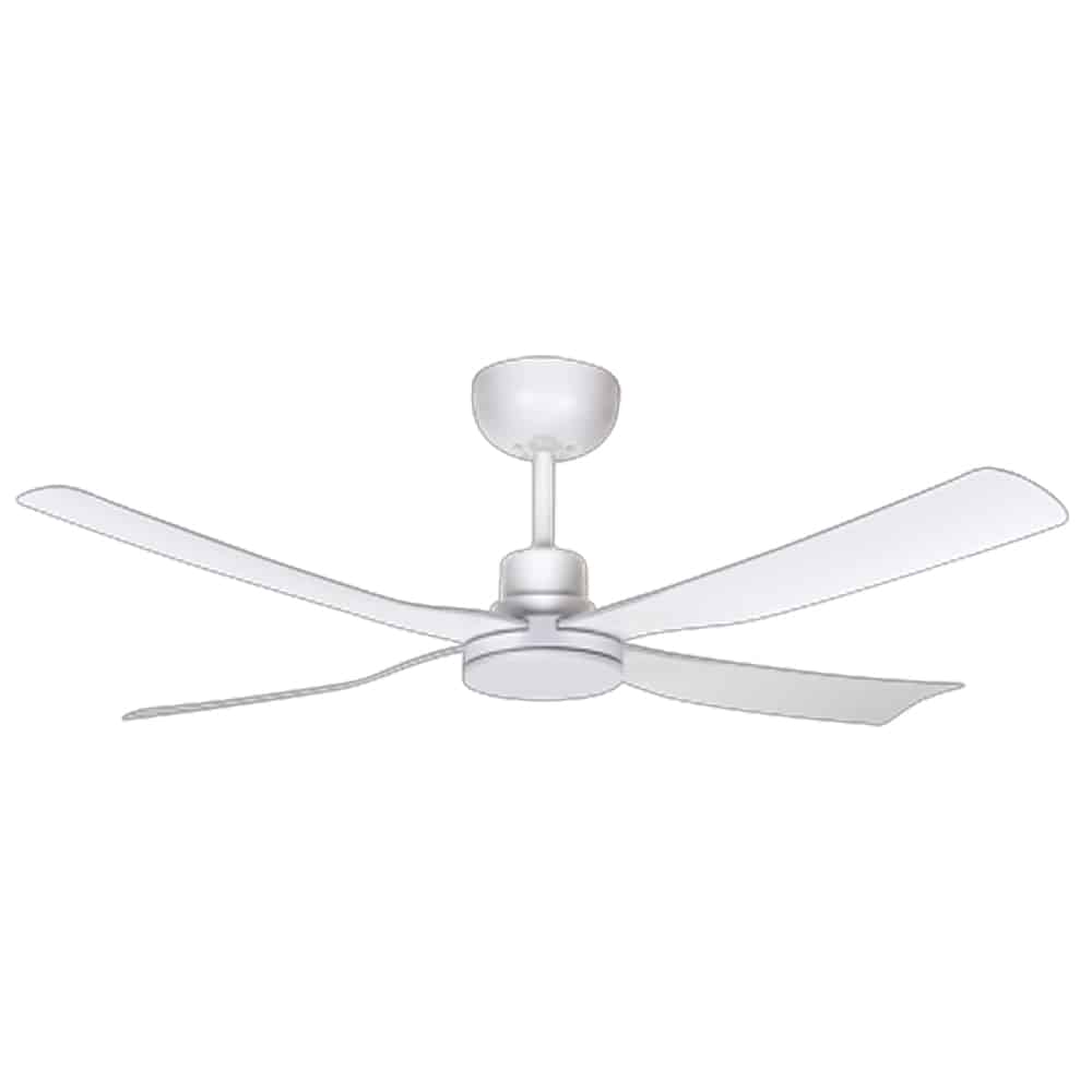 Fantech Trade Scud Ceiling Fan DC Motor 48inch (1220mm) 4 ABS Blades White | SCUDC48WH4