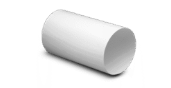 Fantech Trade Plastic Wall Tube Suits 100-130mm Spigot 280mm Long | WT130PPK