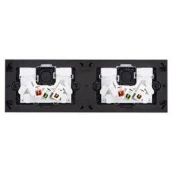 Clipsal Saturn Zen Quad 4 Gang GPO Power Point Horizontal 10A Zen Black | Z4025H2-ZB - Image 3