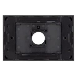 Clipsal Saturn Zen Grid and Plate 1 Gang Less 30 Series Mech Zen Black | Z4031VH-ZB