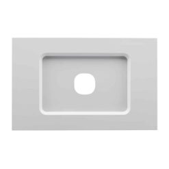 Clipsal Saturn Zen Grid and Plate 1 Gang Less 30 Series Mech Zen White | Z4031VH-ZW