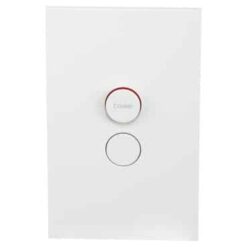 Clipsal Saturn Zen 1 Gang Cooker Switch Double Pole 32A Zen White | Z4061D32-ZW