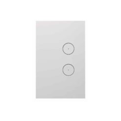 Clipsal Saturn Zen Grid and Plate Less Mechanism 2 Gang Zen Black | Z4062VH-ZB