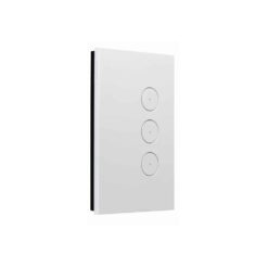Clipsal Saturn Zen 3 Gang Switch With LED Indicator 20A/16AX Zen White | Z4063PBL-ZW
