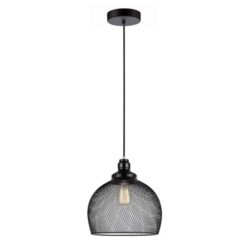 CLA PENDANT ES Blk Mesh LGE WINE GLASS OD280mm | CHEVEUX4