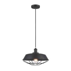 CLA PENDANT ES Wh DOME w/cage OD360mm | MATRIX-W