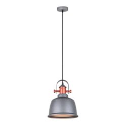 CLA PENDANT ES Matt Grey BELL with Cop Highlight OD225mm | ALTA3