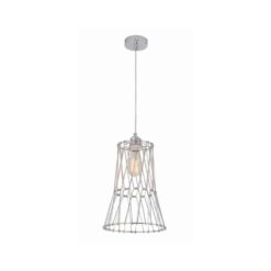 CLA PENDANT ES 40W Adjustable Shape Chrome OD200-400mm | PLIER4