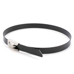 Solar Cable Ties 304 Stainless Steel Nylon Coated 360mm x 4.6mm (100 Pack) | SOLCCT36046SS