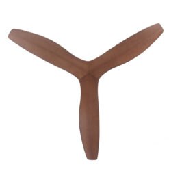 Alternative view of Fanco Eco Style DC Ceiling Fan with Remote - Black with Koa Blades 52" | F4010/205A