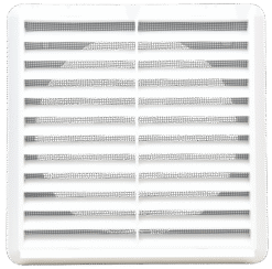 Fantech Trade External Grille Fixed Louvre 200mm White | PFL200