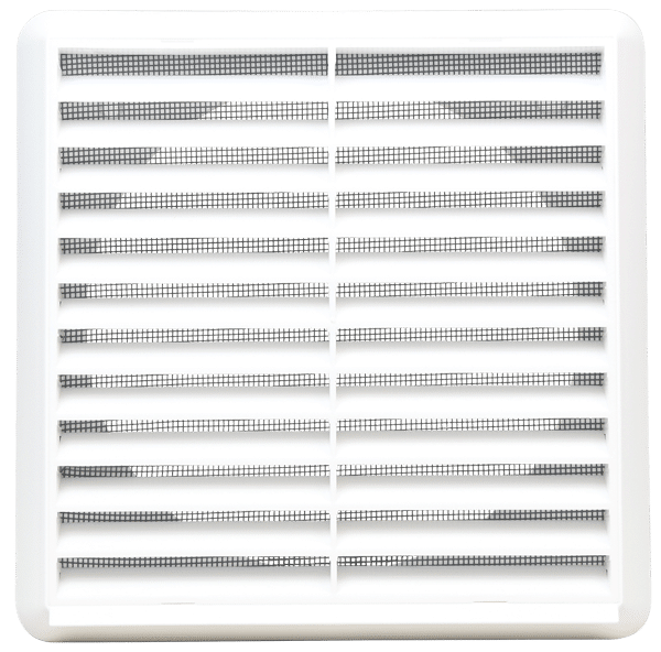Fantech Trade External Grille Fixed Louvre 200mm White | PFL200