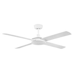 Fanco Eco Silent Deluxe DC Ceiling Fan with Remote - White 52" | F1200/101B