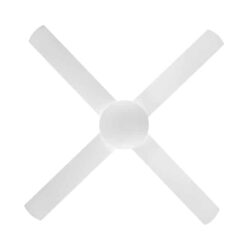 Alternative view of Fanco Eco Silent Deluxe DC Ceiling Fan with Remote - White 52" | F1200/101B