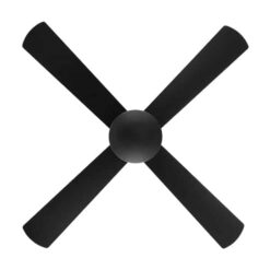 Alternative view of Fanco Eco Silent Deluxe DC Ceiling Fan with Remote & Wall Control - Black 56" | KF1230/202B