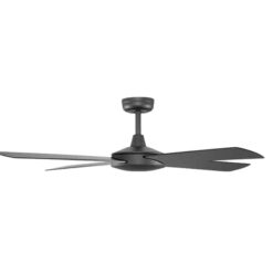 Alternative view of Fanco Eco Silent Deluxe DC Ceiling Fan with Remote - Black 56" | F1220/202B