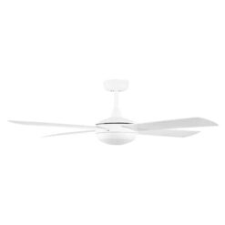 Alternative view of Fanco Eco Silent Deluxe DC Ceiling Fan with LED Light & Remote - White 56" | F1221/101B