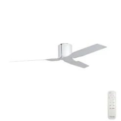 Fanco Flow DC Ceiling Fan with Remote - White 52" | F0150/101A