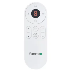 Fanco Eco Silent Deluxe DC Ceiling Fan with LED Light & Remote - White 52" | F1201/101B - Image 3