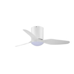 Fanco Studio SMART DC Ceiling Fan with LED Light & Remote - White 42" | F9001/101B