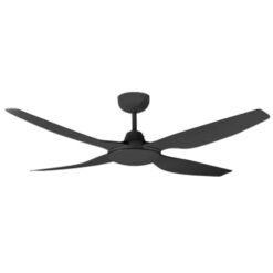 Fantech Trade Quinton DC Ceiling Fan 4 x ABS Blades 56inch (1420mm) Black | QTNDC56BK