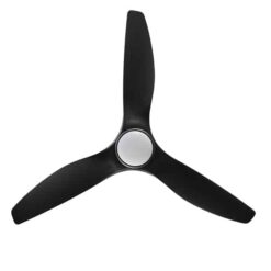 Alternative view of Fanco Horizon DC Ceiling Fan with LED Light & Remote - Black 52" | W-CFFCHZ25BLSMR-LED