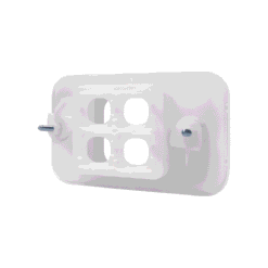 Alternative view of Matchmaster Recessed 4 Way DigiPort Wall Plate | 04MMDP01
