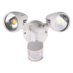 Domus MURO-PRO Twin LED Sensor Flood 2x15W Tri-Col IP54 Black | 25062 - Image 3