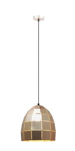 CLA PENDANT ES Champagne Gold Tiled ELLIPSE OD250mm | ARMIS5