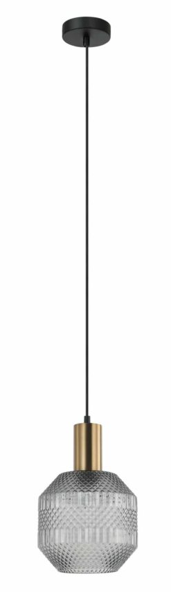 CLA PENDANT ES Smoke Glass Jar OD200mm | MARACA1