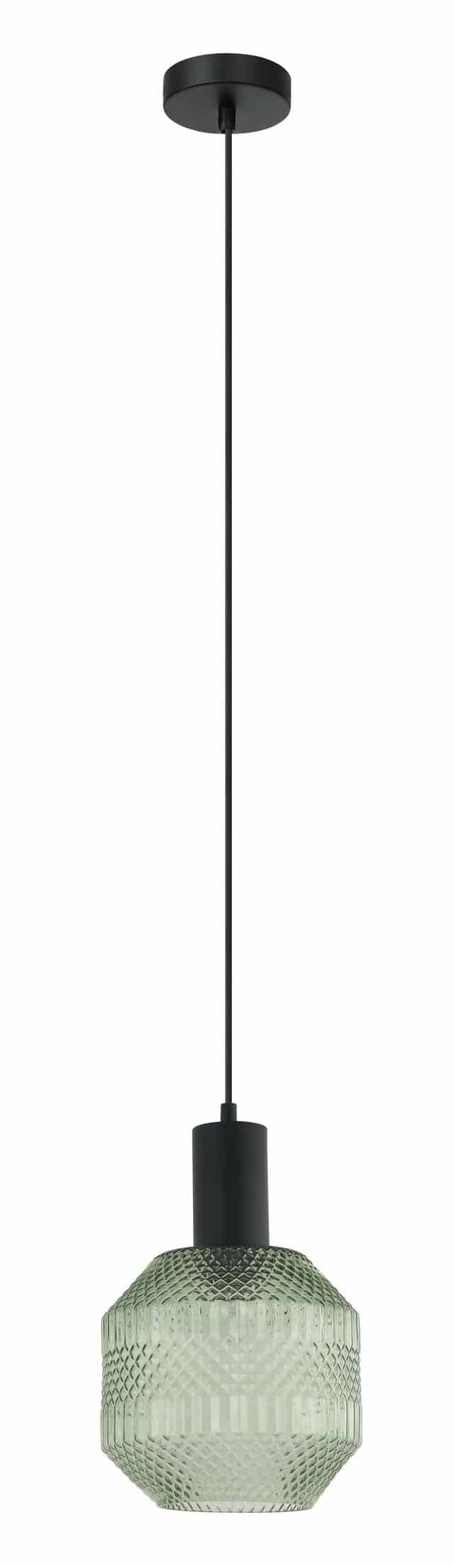 CLA PENDANT ES Green Glass Jar OD200mm | MARACA2