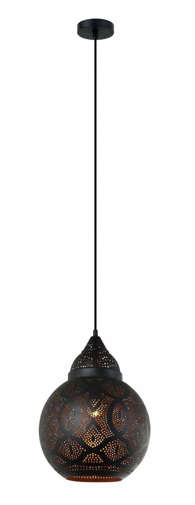 CLA PENDANT ES Black BELL OD300mm w/Gold | MARRAKESH01