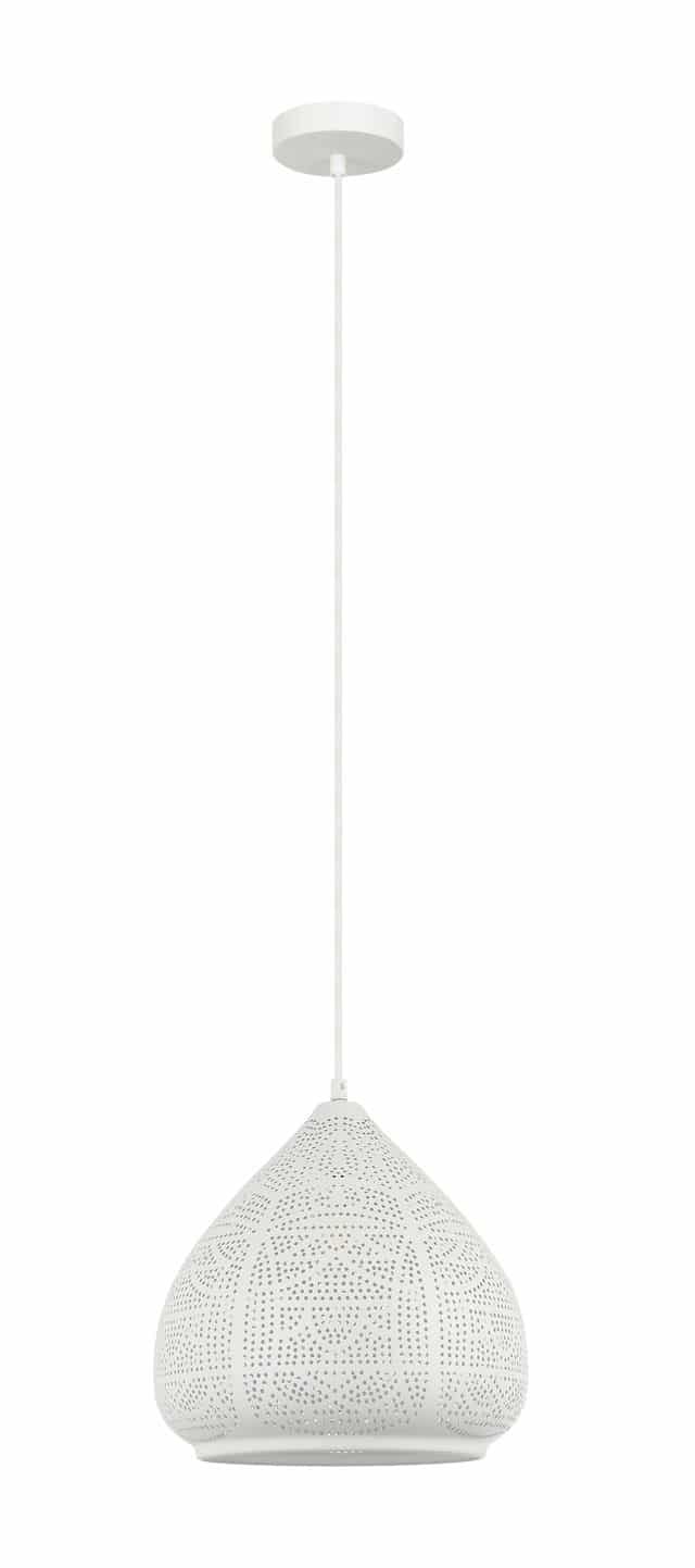 CLA PENDANT ES Wh ELLIPSE OD300mm w/White Interior | MARRAKESH07
