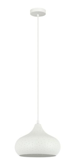 CLA PENDANT ES Wh CHAMPAGNE GLASS OD250mm w/White Interior | MARRAKESH09