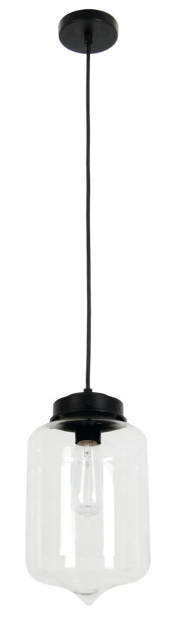 CLA PENDANT ES Clear Glass TIPPED OBLONG OD180mm | MASON5