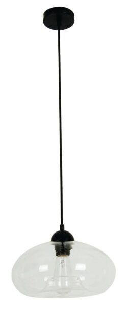 CLA PENDANT ES Clear Glass OVAL OD275mm | MASON8